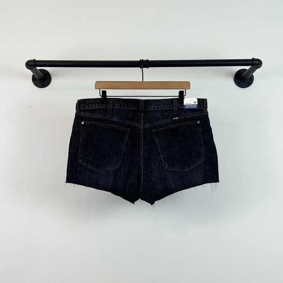 NWT Wrangler Festival High Waisted Cutoff Denim Shorts In Granite - Picture 9 of 11